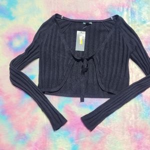 #0330 wild fable tie front cardigan sweater sz XS